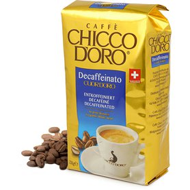Bezkofeinová káva Chicco d'Oro zrnková Cuor d'Oro 250g